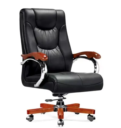 Office Chair Boss Chair Cowhide Leather Chair Luxury Executive Chair