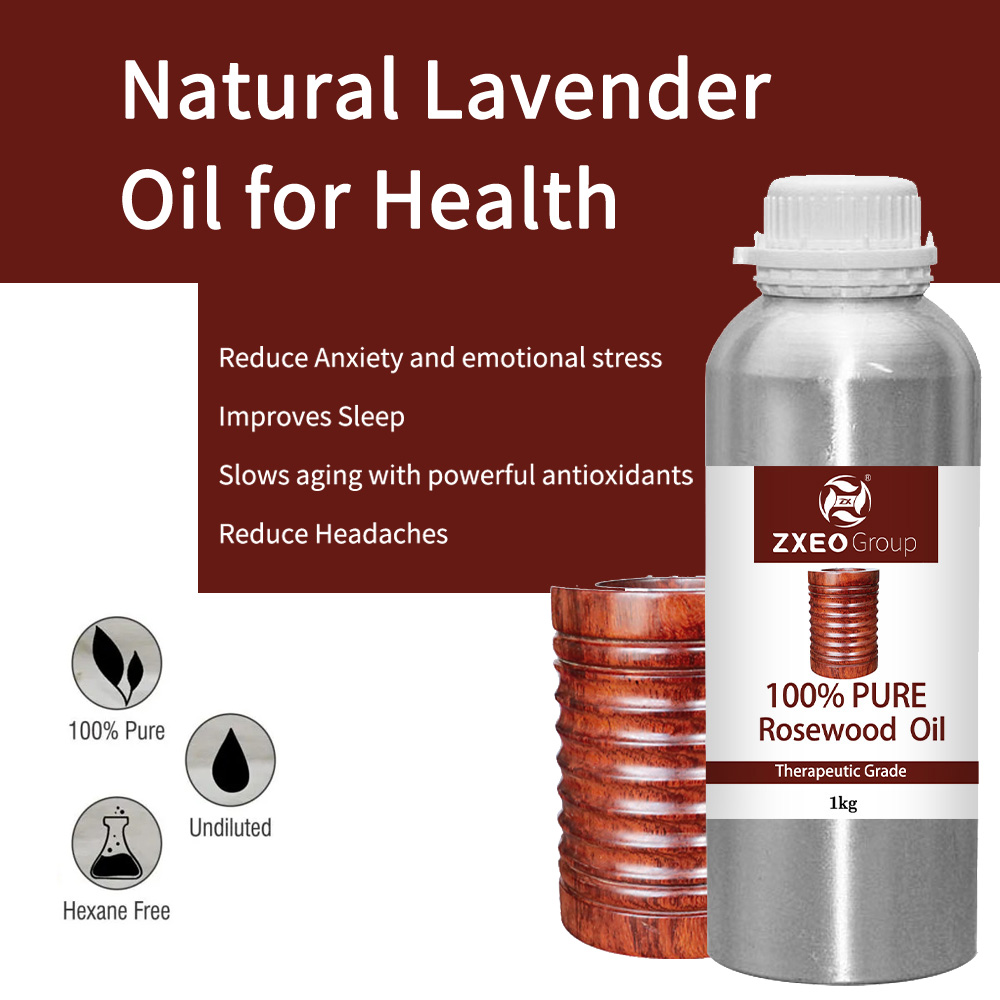 Aceite esencial de palisandro 100% de planta ogánica pura aceite de madera de rosa natrual para jabones, velas, masajes, cuidado de la piel, perfumes, cosméticos