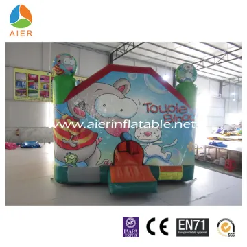 2017 Aier infaltable bouncer house/squirrel jumping inflatable bouncer house for sale