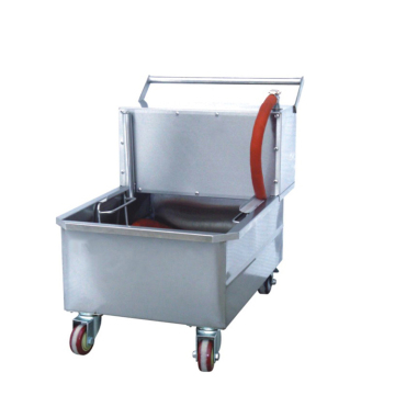 K364 High Efficient Electric Shortening  Fryer Oil Filter Cart Machine