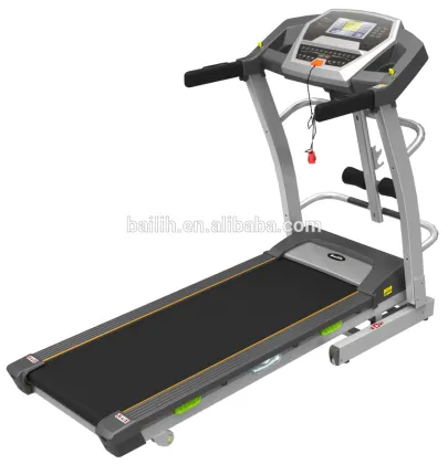 Treadmill home with massager and twister and shock absorption, Bailih best body fit treadmill for home use