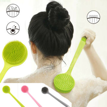 Bath Brush Long Handle Scrubber Skin Massage Brush Feet Rubbing Body Brush for Back Exfoliation Brushes Bathroom Accessories