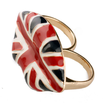 Charm Lucky Gold Plated Two Finger Fashion Ring