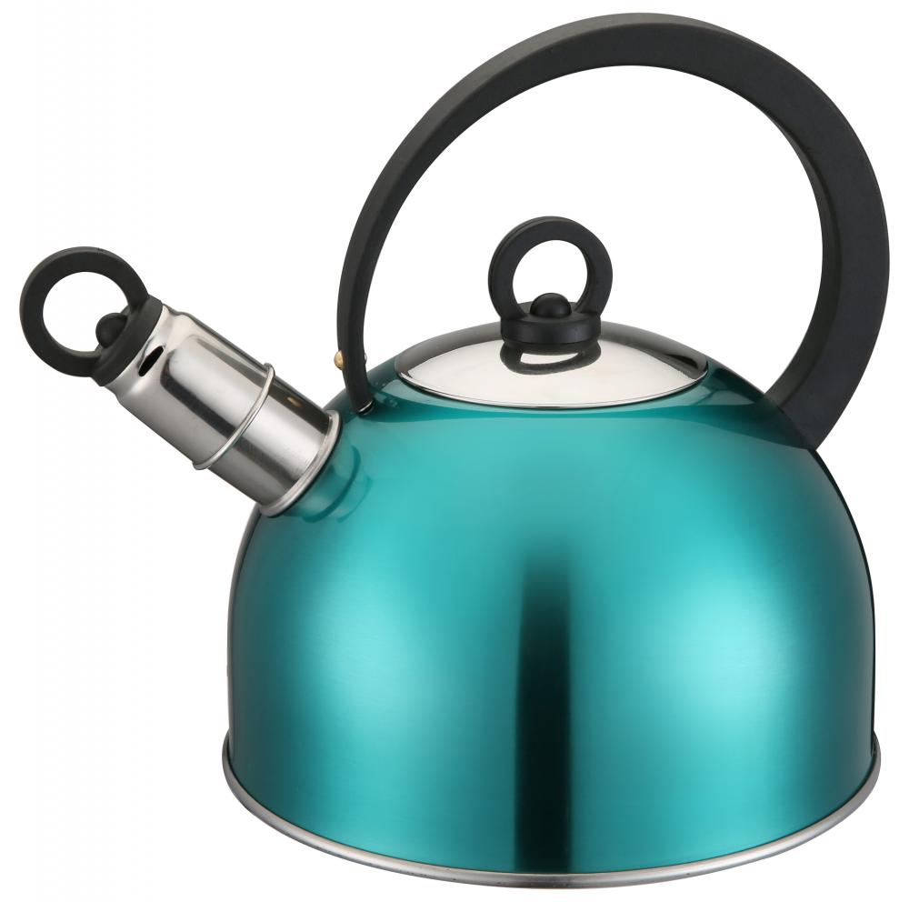 Painting Green Whistling Kettle