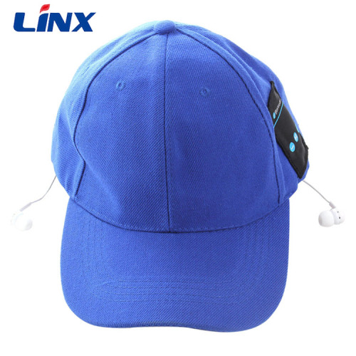 Promosi penjualan panas logo kustom headphone topi bluetooth
