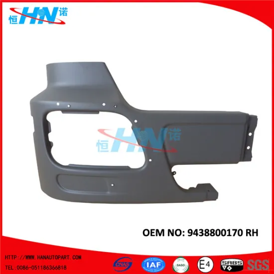 Mercedes Benz Truck Body Parts Front Bumper 9438800170
