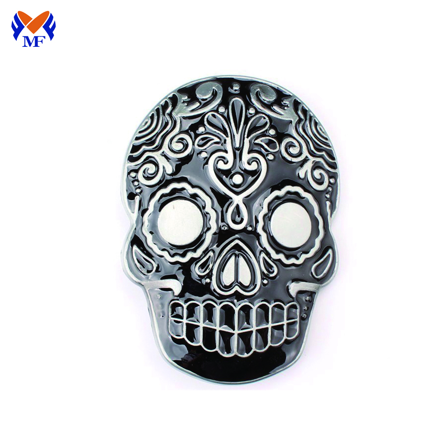 Metal Skull Buckle