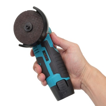 12V Lithium-ion Rechargeable Angle Grinder: Portable, High-Power Cutting Machine & Polisher Set
