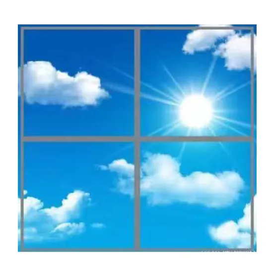 LED Ceiling Panel Light - Artificial Blue Skylight for Home