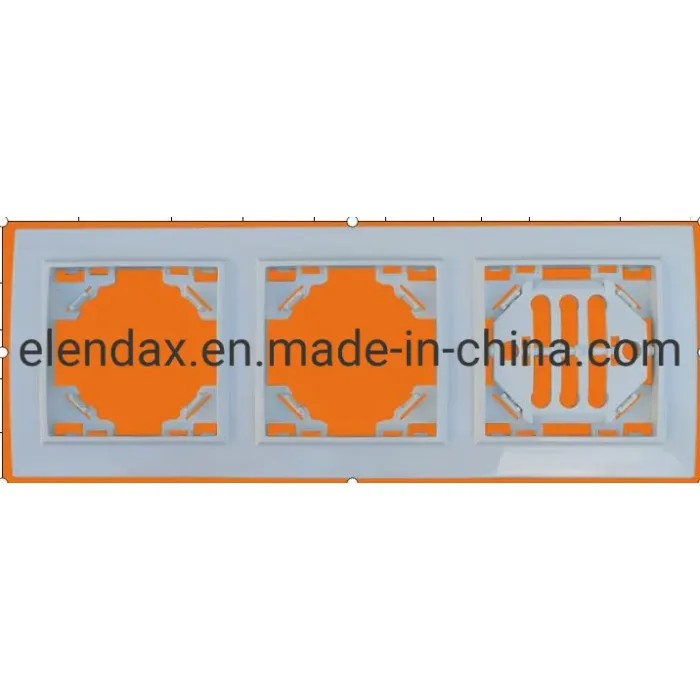 Bingkai ABS Sakelar & Soket 4 Arah Jerman