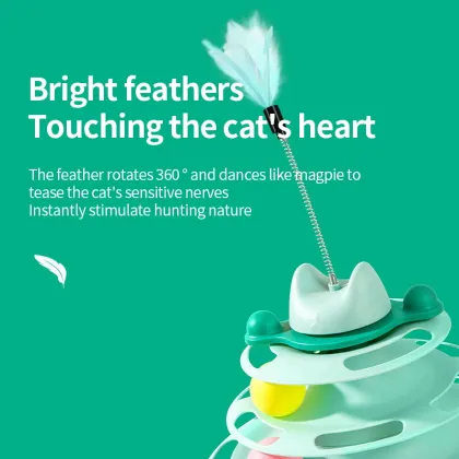 MOFESIPI Factory Price Luxury Pluggable Cat Teaser Stick