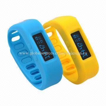New Health Bracelet Bluetooth Wristbands, Made of Silicone Material