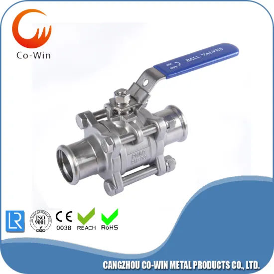3PC Ball Valve With Pressing End Cap