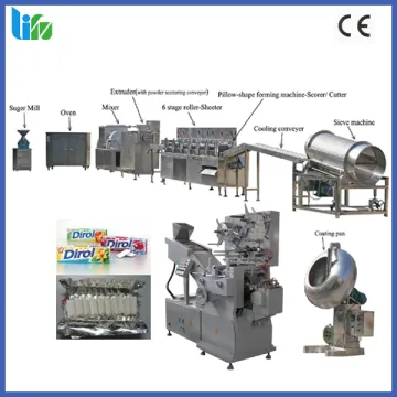 New condition high quality automatic coating chewing gum processing line
