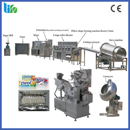 New condition high quality automatic coating chewing gum processing line