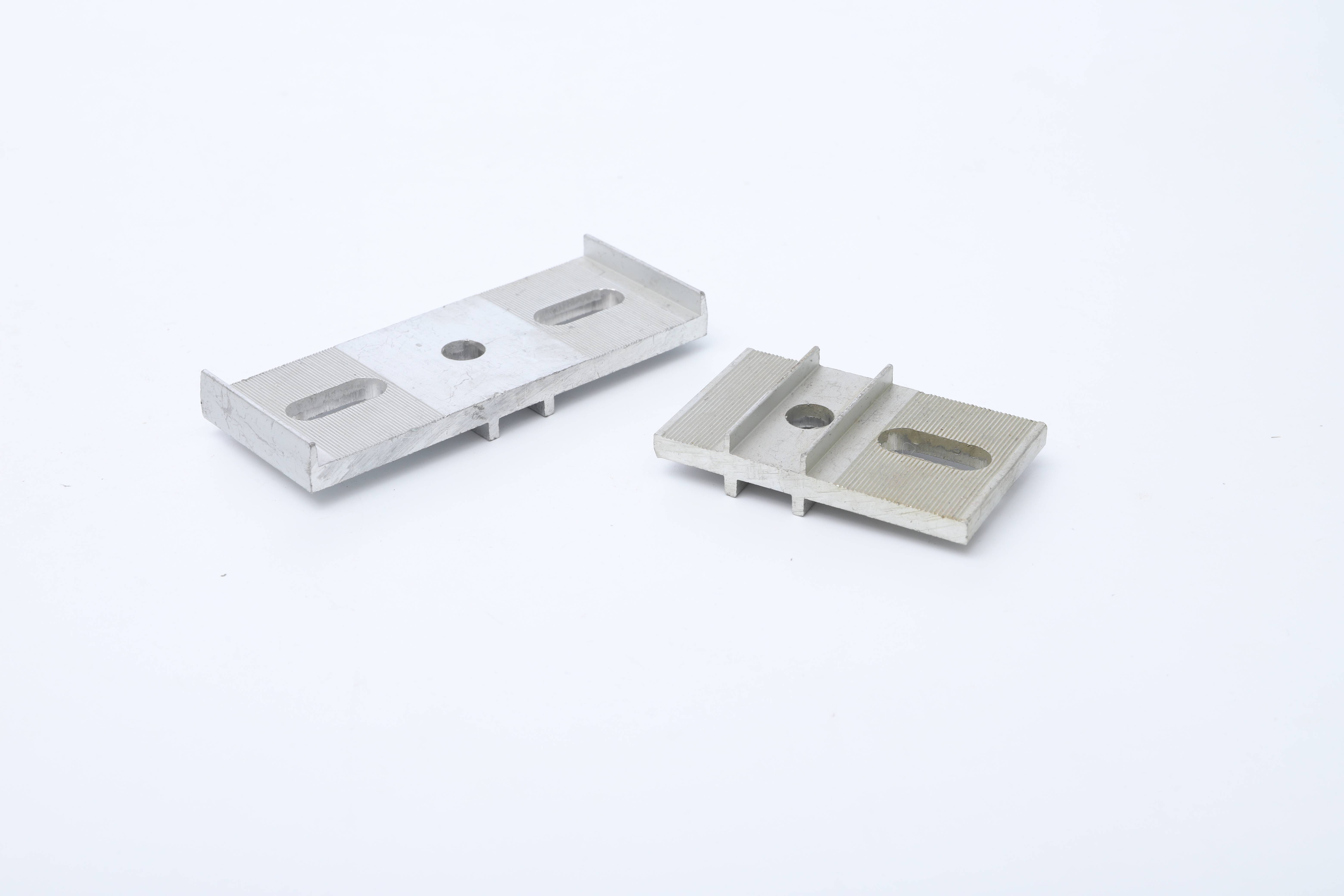 Aliminum end plates PV solar mounting system