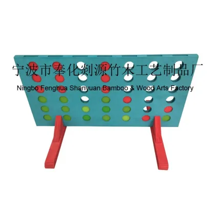 Outdoor Wooden Connect 4 Game - Four in a Row Board Game