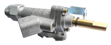 Fire hole adjustable safety oven valve