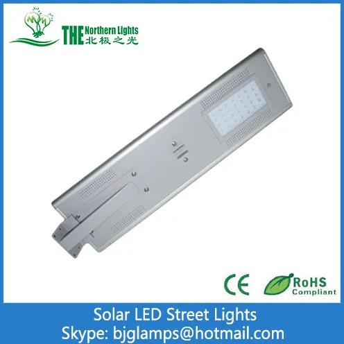 25W Solar LED Street Light All in One