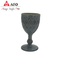 Grey colour wine glasses european water glass cup
