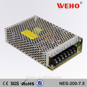 CE RoHS approved aluminum case led driver 200w 7.5v switching power supply