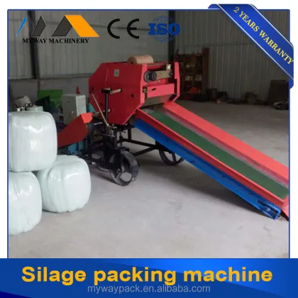 Self-powered small hay baler