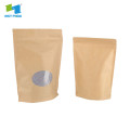 stand up plastic protein powder zipper pouches packaging