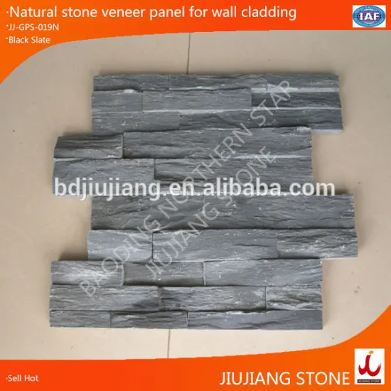 natural rough slate stone veneer panel wall cladding