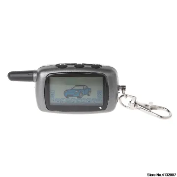 2021 Fashion LCD Remote Controller Keychain 2-Way Car Alarm For StarLine A6 Keychain alarm JUN-6A