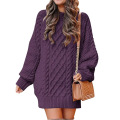 Women's Casual Knitted Oversized Sweater Dress