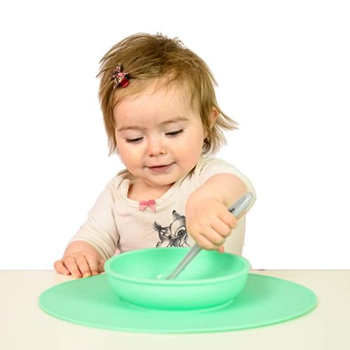 Silicone Divided Plate Custom Silicone Suction Baby Plates and Bowls Set Manufactory