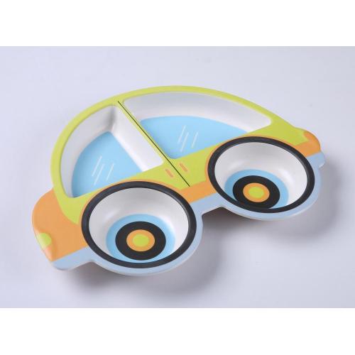 car shaped baby dinnerware set