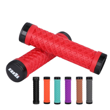 Lock-On Bicycle Handlebar Grips: Anti-Slip, Shock Absorption, and Compatibility for MTB, Retro Brompton, BMX, and Folding Bikes