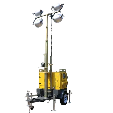 7m mobile vertical telescopic structure light tower