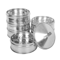 Multi-layer commercial stainless steel steamer