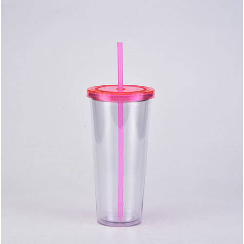 Drinking Cups Customized 24oz Tea Plastic Eco-friendly Drinking Double Wall Plastic Supplier