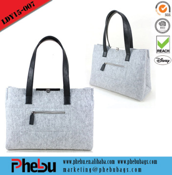 Custom felt bag,tote felt bag,promotional portable felt bag(LDY15-007)