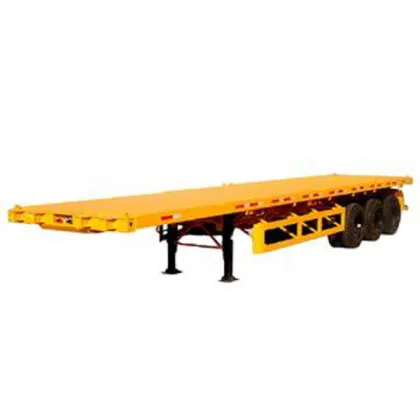 Low Price 80 Ton Flatbed Semi Truck Trailers for Sale