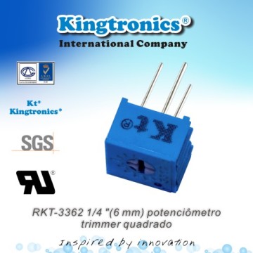 RKT-3362 1/4" (6 mm) Square Trimming Potentiometer