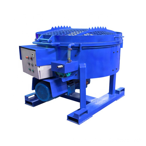 Electric Engine Refractory Pan Mixer Series: 100kg to 1000kg Capacity with Wheels