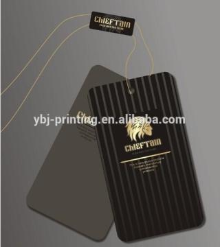 2016 China Printing clothing hang tag different making different designs