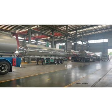 Aluminum Alloy Fuel Oil Diesel Tank Semi Trailer