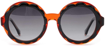 Belieye Fancy Big Round Acetateサングラス