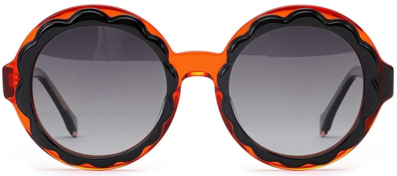 Belieye Fancy Big Round Acetate Sunglasses
