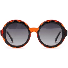 Belieye Fancy Big Round Acetate Sunglasses