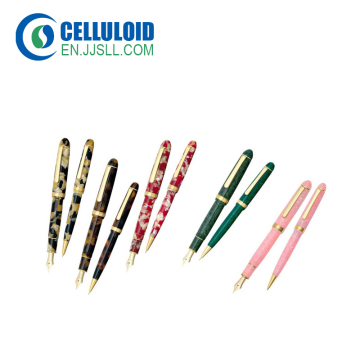 Finished products celluloid sheets for pen coating material