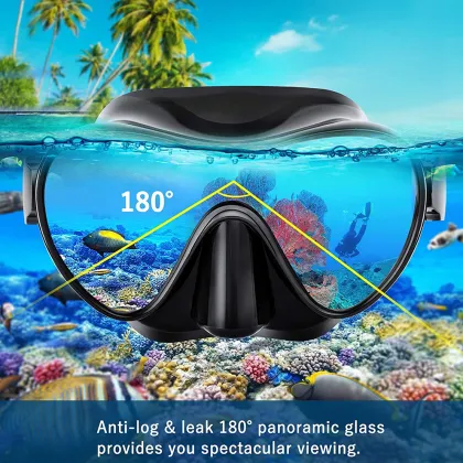 Affordable Cressi Inspired Scuba Diving, Freediving, and Snorkeling Masks for Kids and Adults