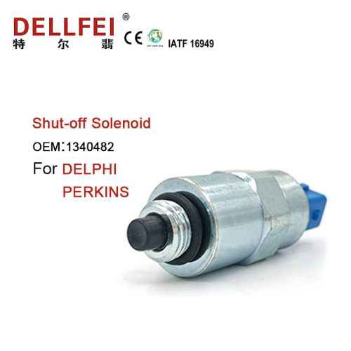 12V Perkins diesel apagado válvula solenoide 1340482