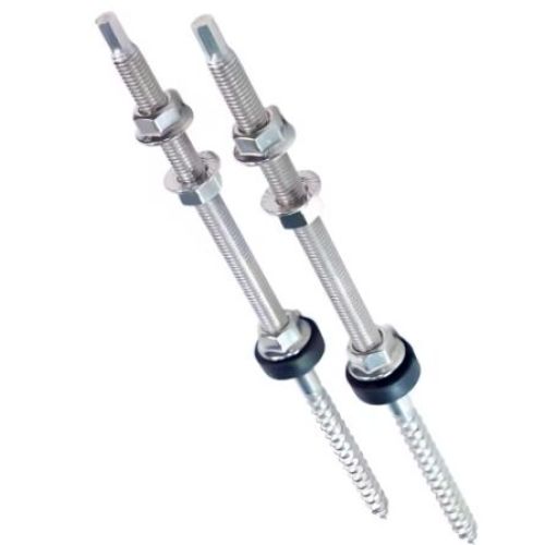 Parafusos duráveis ​​de suporte de telhado para painel solar