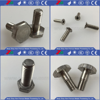 Molybdenum screws